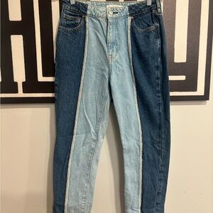 PacSun Two-Tone Straight Leg Jeans